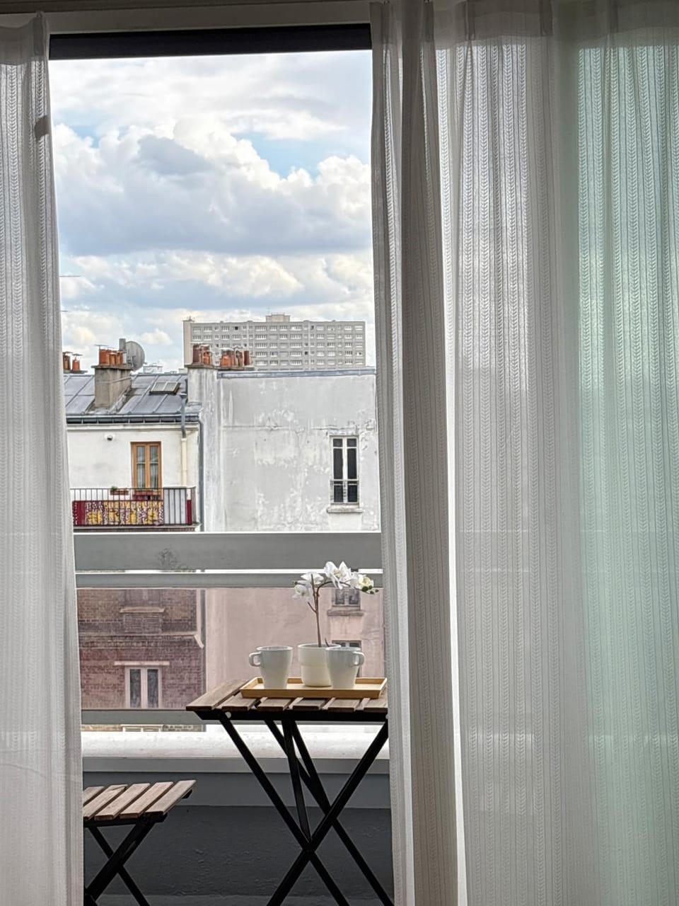 Dans le 19ème de Paris avec vue sur toute la ville Apartment in Paris