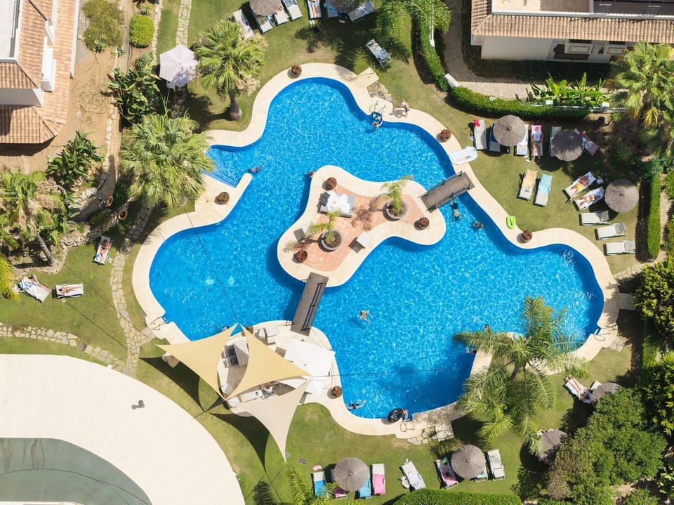 Property building, Natural landscape, Garden, Garden view, Pool view
