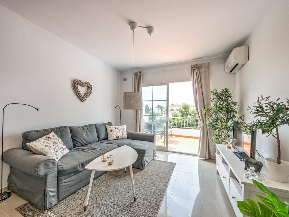 Living room, air conditioner