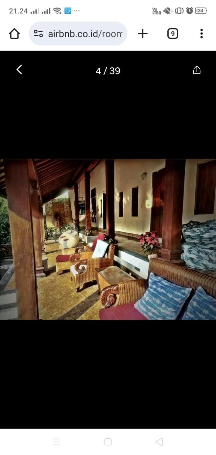 Villa by the River Samplangan Nature lodge in Blahbatuh