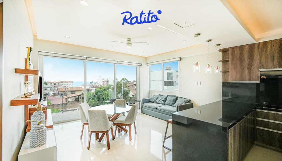 2B Torre KU 2BR Sofa Bed Private balcony Apartment in Puerto Vallarta