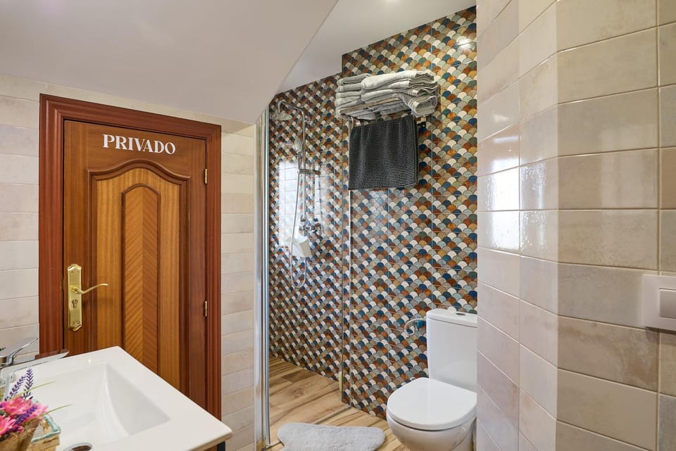Bathroom, Living room