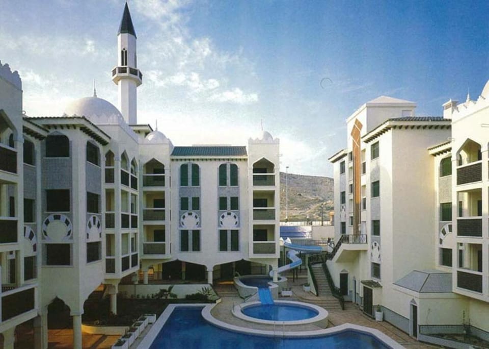 Property building, Mountain view, Pool view