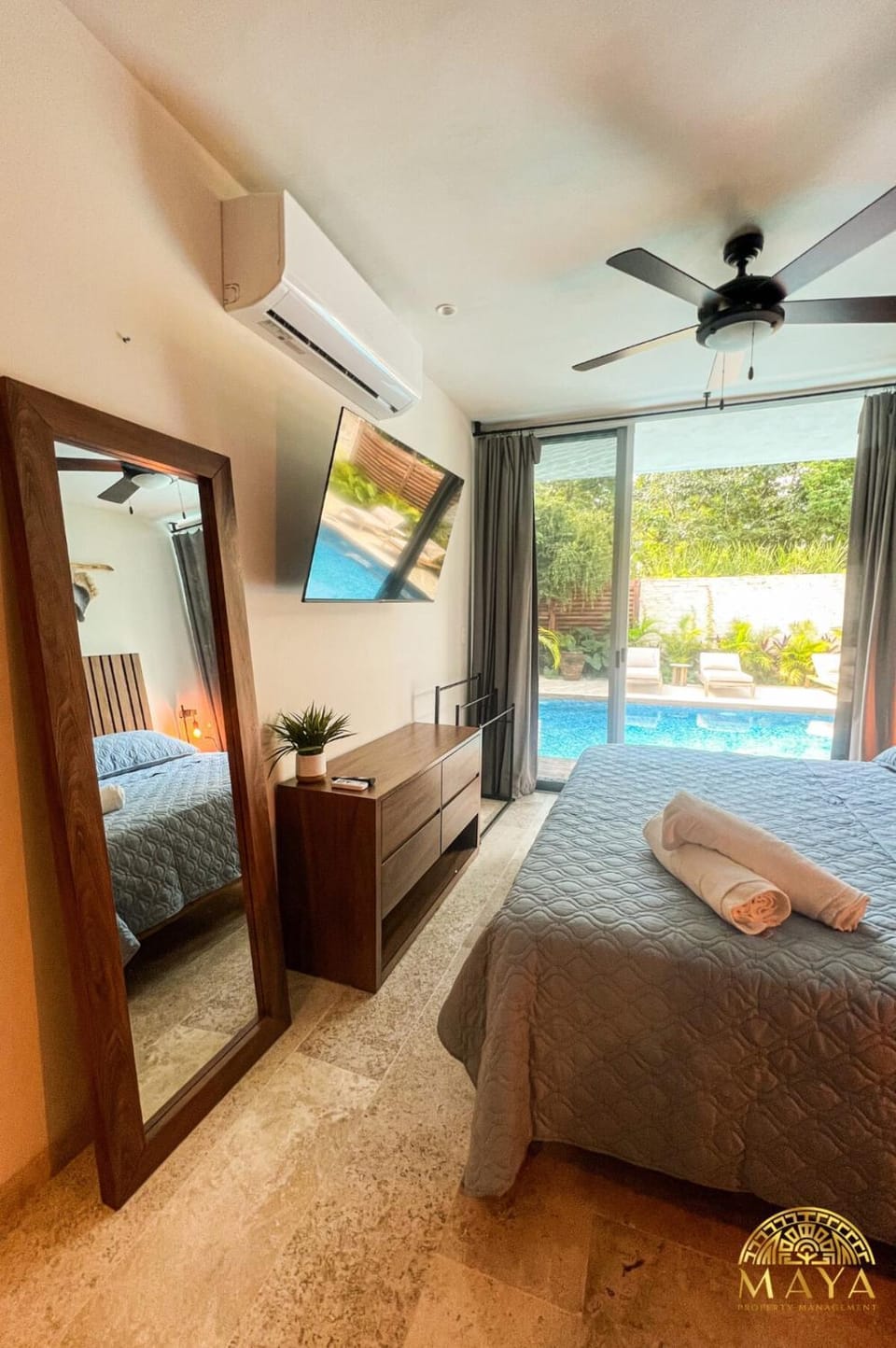 NHOA 103A Lux 2BR Condo Pool access in Aldea Zama Apartment in Tulum