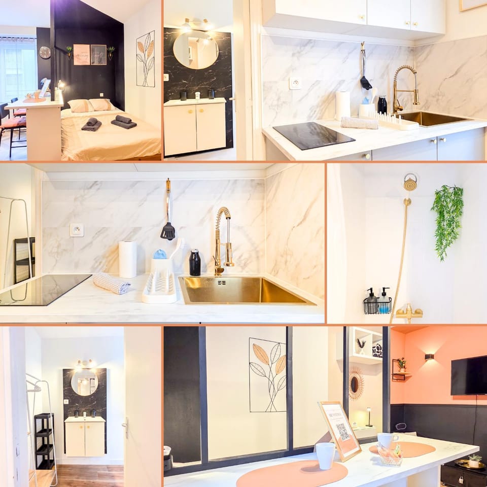 Le Terra Cosy - Élégant, Chaleureux & 50m Gare Apartment in Brittany