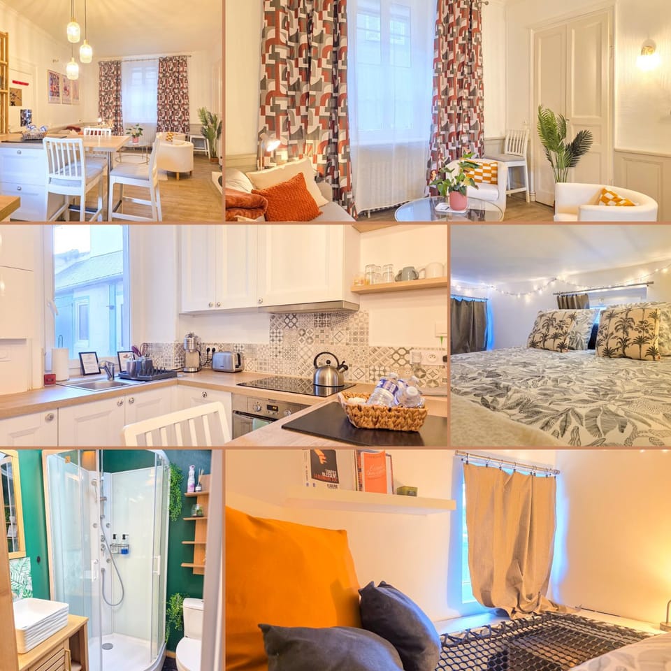 Le Haussmann - Centre Historique, Chic & Terrasse Apartment in Brittany