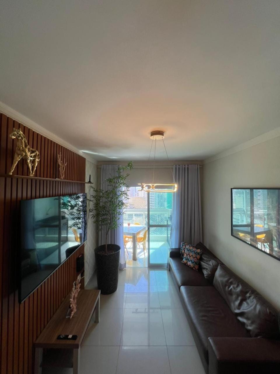 Apartamento Alto padrão decorado com vista mar Apartment in State of São Paulo