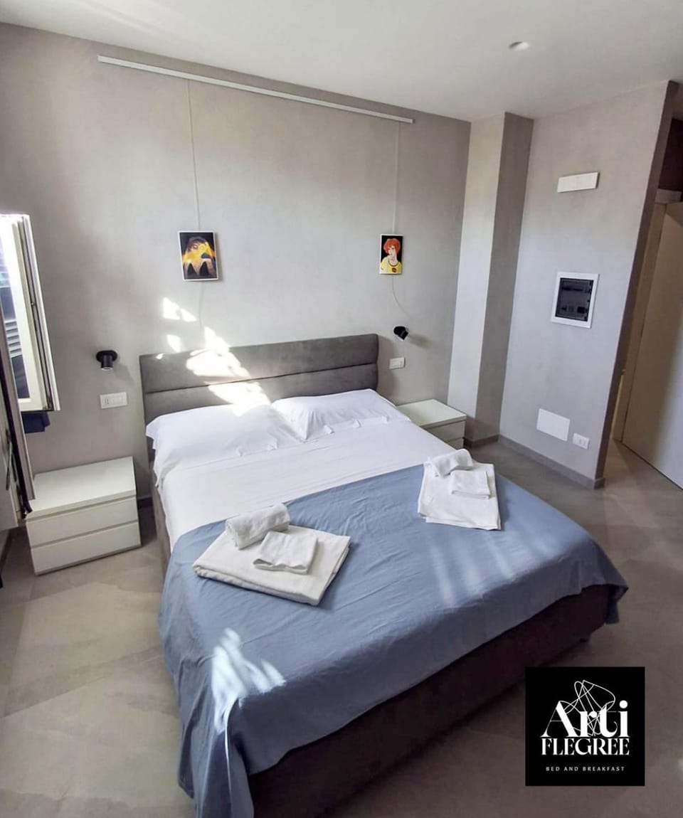 Bed, Bedroom, towels, wardrobe, air conditioner