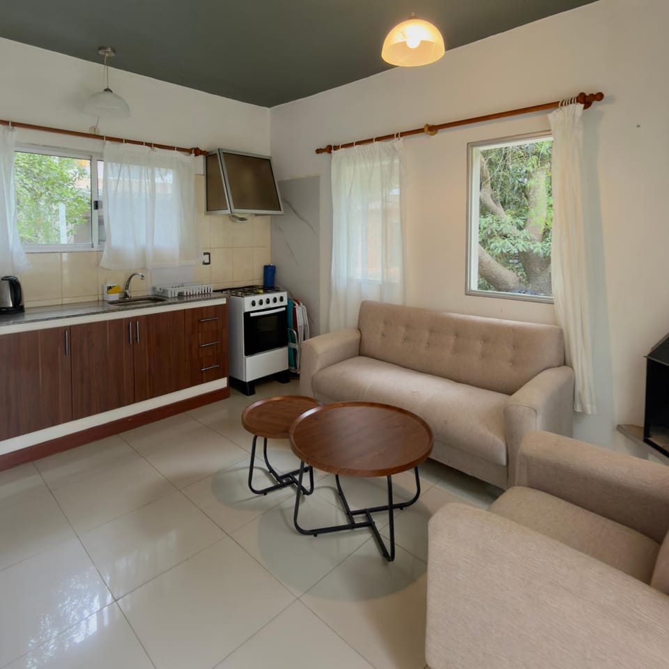Kitchen or kitchenette, Living room, Dining area