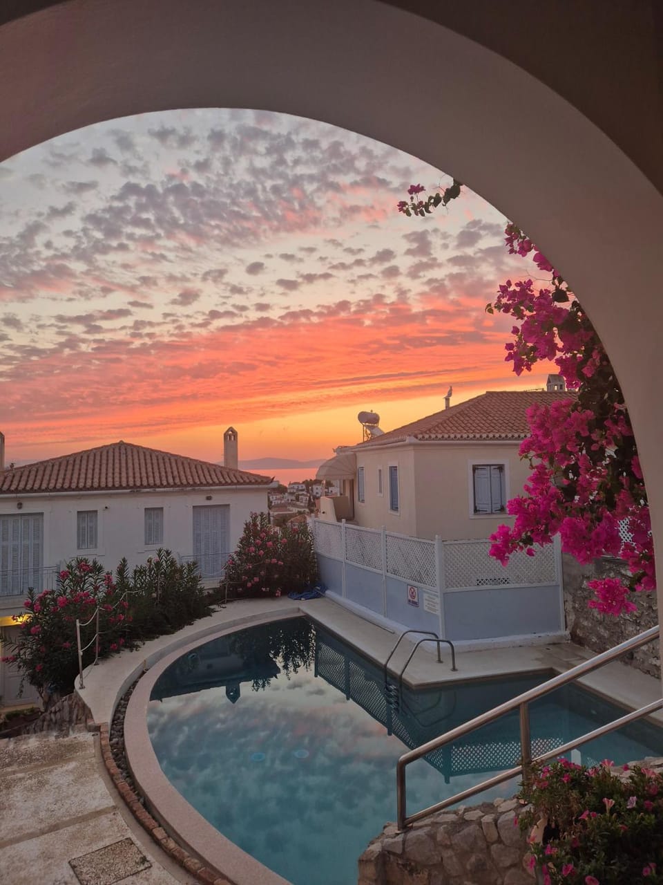 Pool view, Sunrise