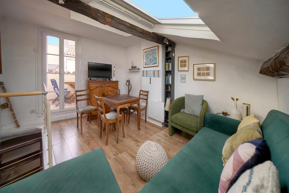 FRGK Fisherman House Rooftop Terrace Walk to Palais Suquet Villa in Cannes