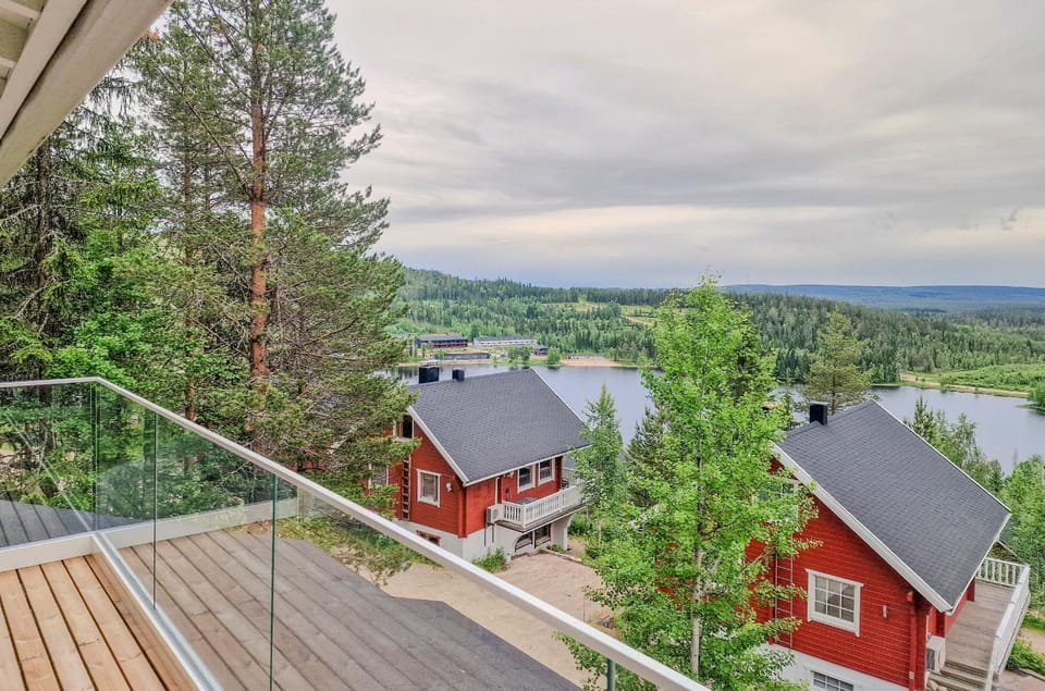 Patio, Day, Natural landscape, Lake view