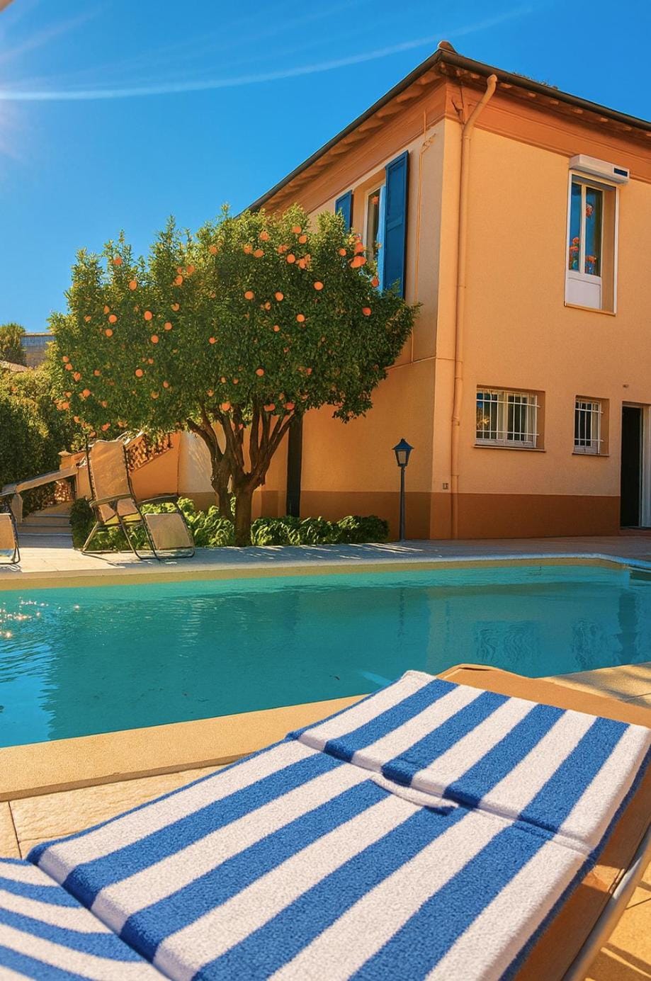 Property building, Garden, Swimming pool, Swimming pool