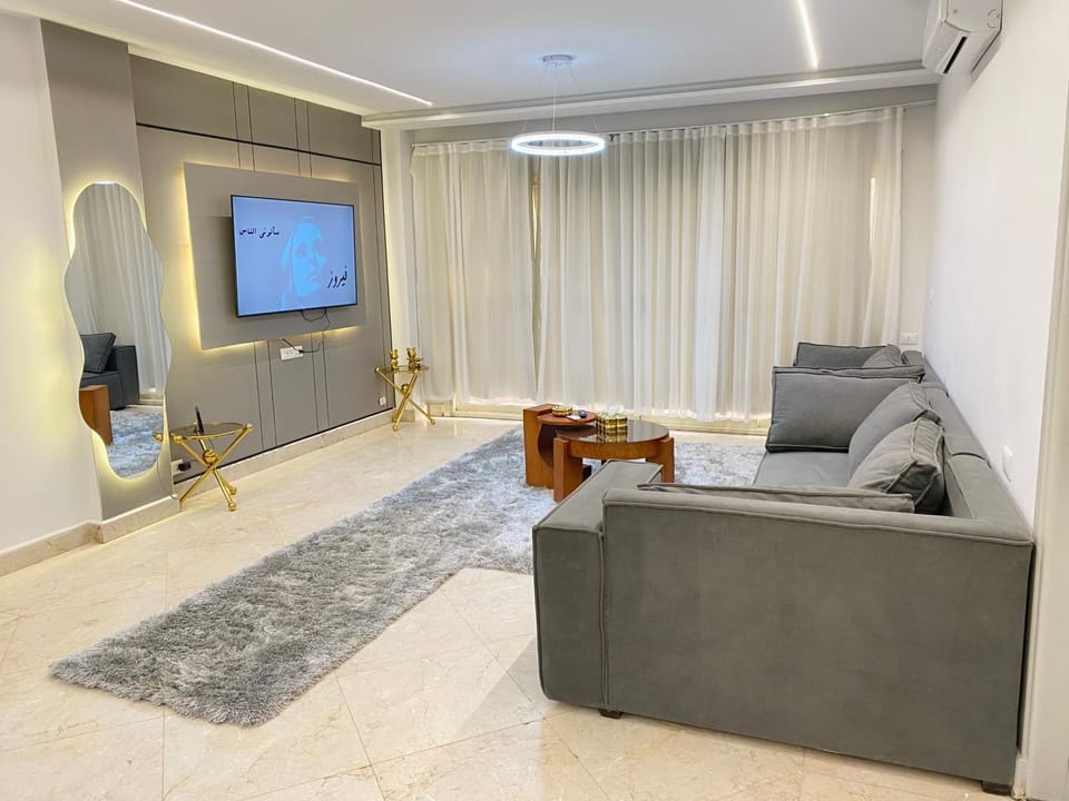 Luxury apartment with garden in Beverly Hills compound, Sheikh Zayed Apartment in Egypt