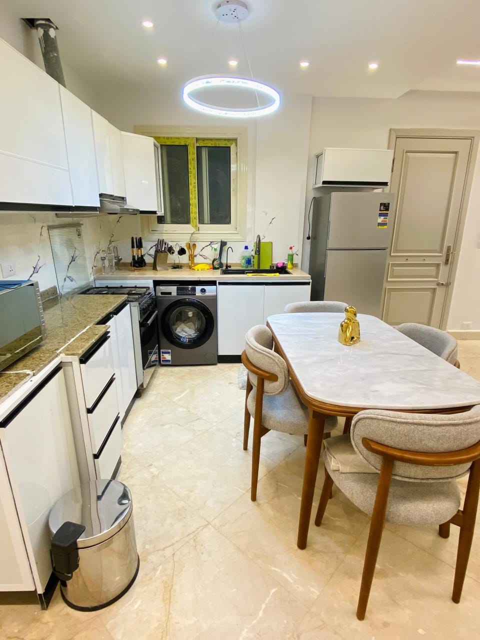 Luxury apartment with garden in Beverly Hills compound, Sheikh Zayed Apartment in Egypt