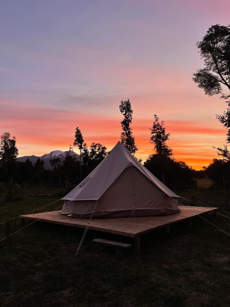 Glamping Carpintero Luxury tent in Los Lagos, Chile