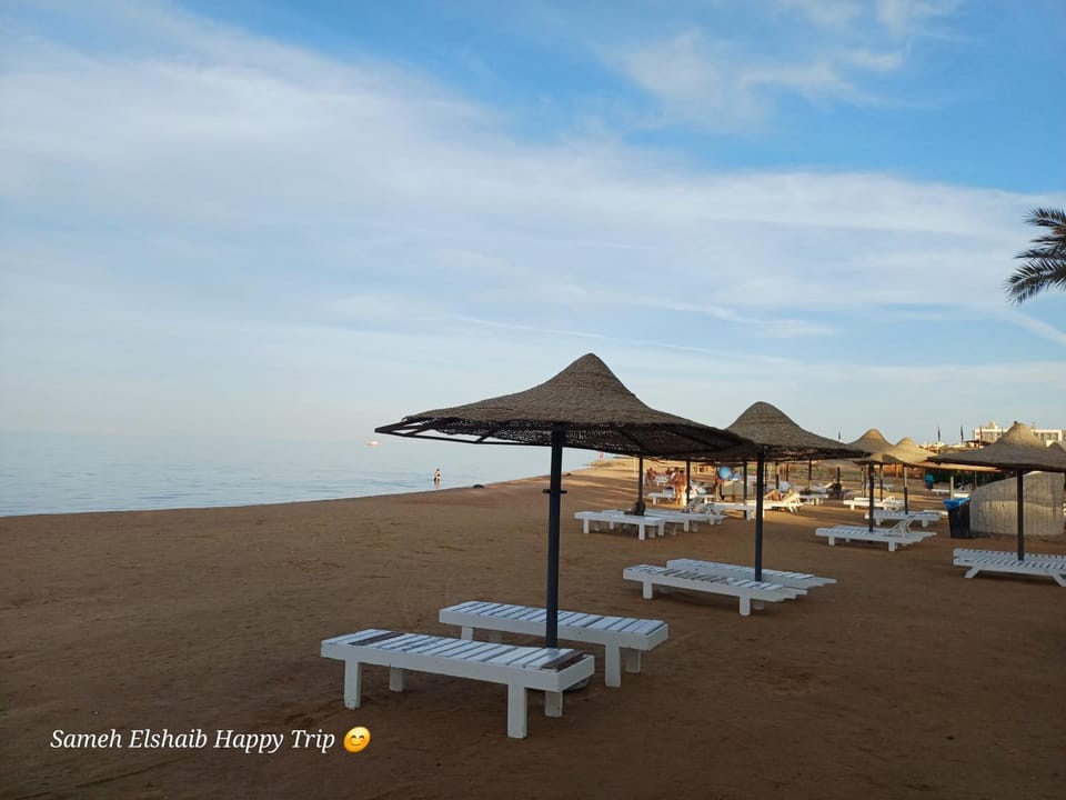 Day, Natural landscape, Beach, Sea view, sunbed