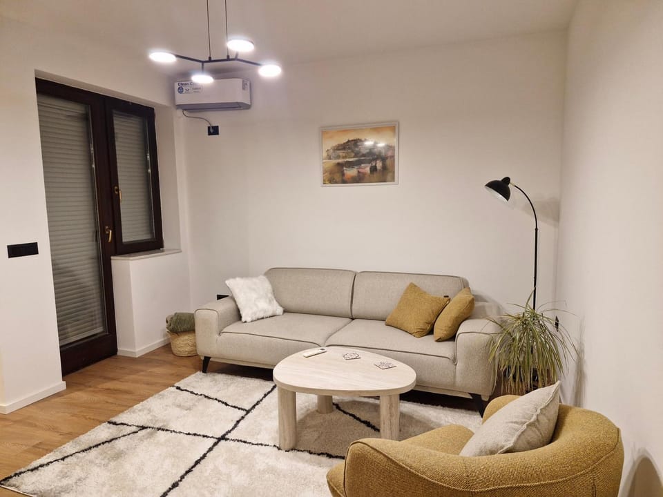 Living room, Seating area, air conditioner