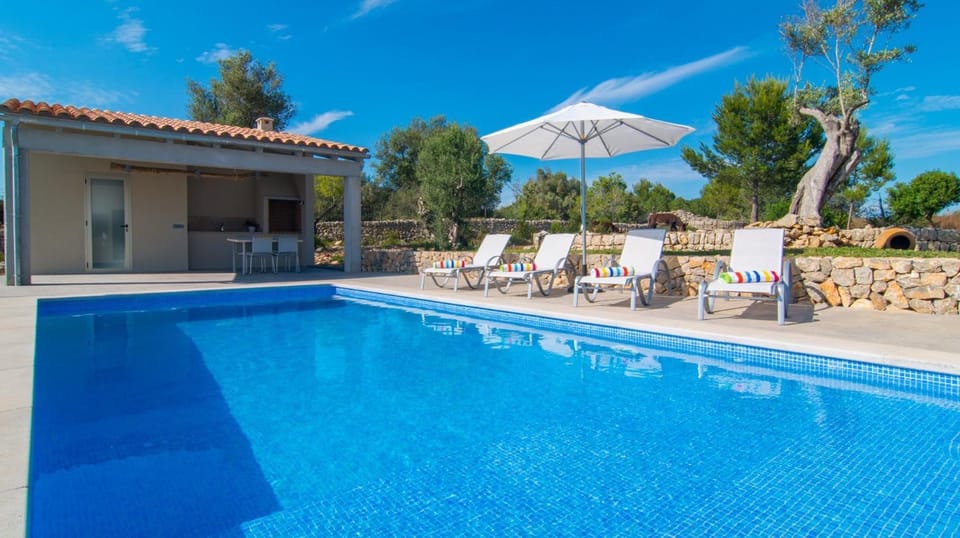 Property building, Living room, Swimming pool