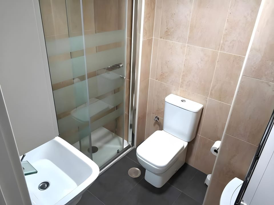 Bathroom, Living room