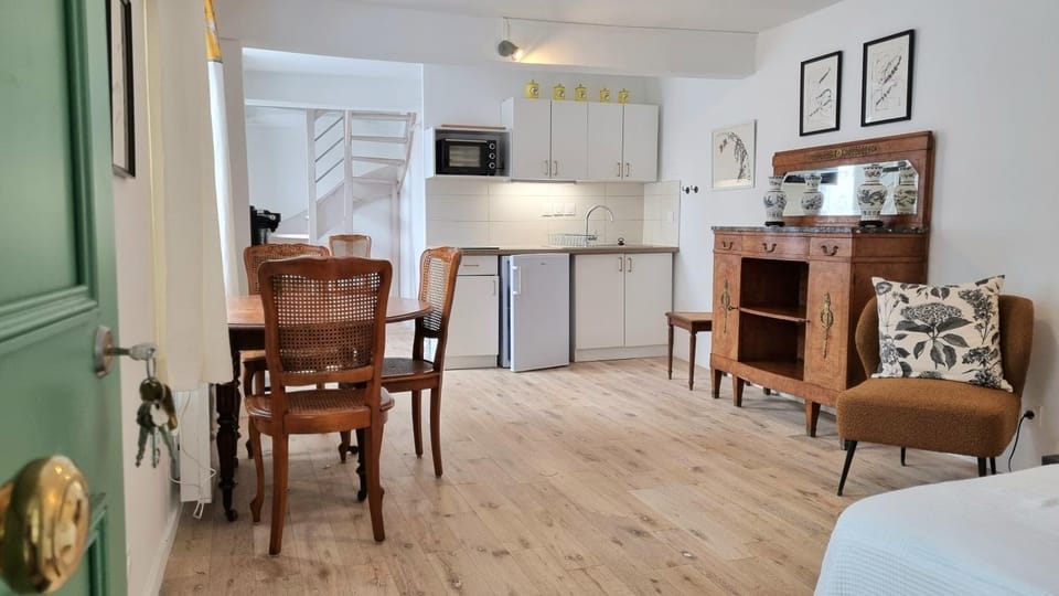 Bed, Kitchen or kitchenette, Living room, Photo of the whole room, Seating area, Dining area, Bedroom, minibar