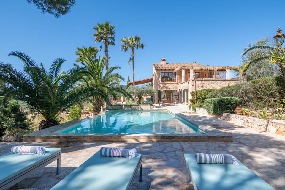 Property building, Living room, Swimming pool