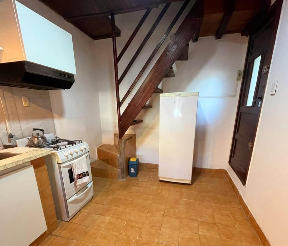 Kitchen or kitchenette, oven, stove, toaster