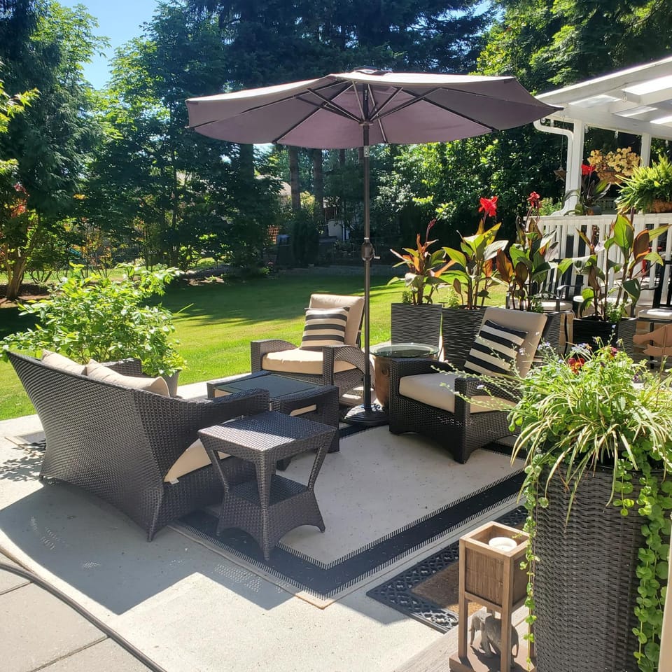 Spring, Day, Garden, Garden view