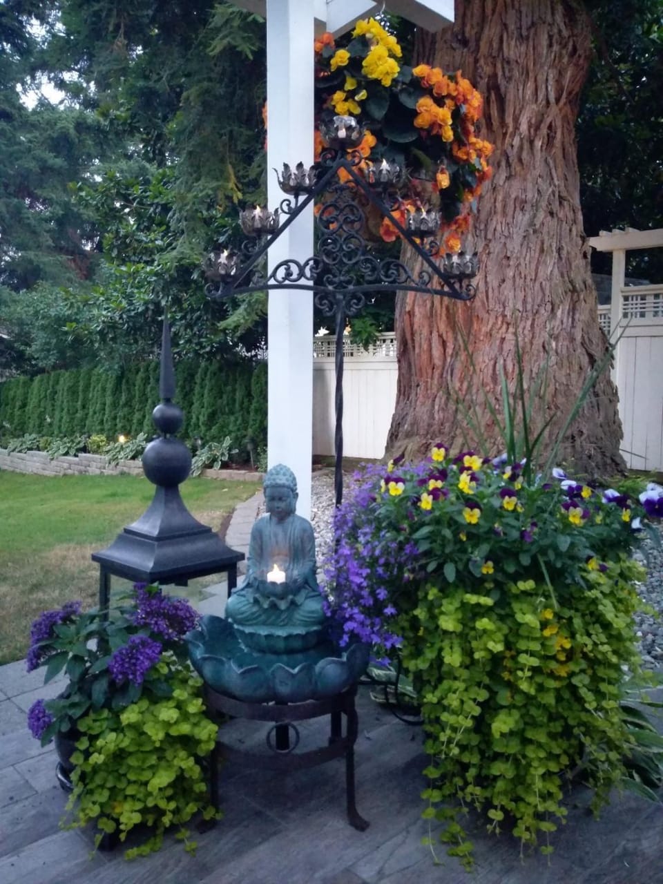 Spring, Day, Garden, Garden view