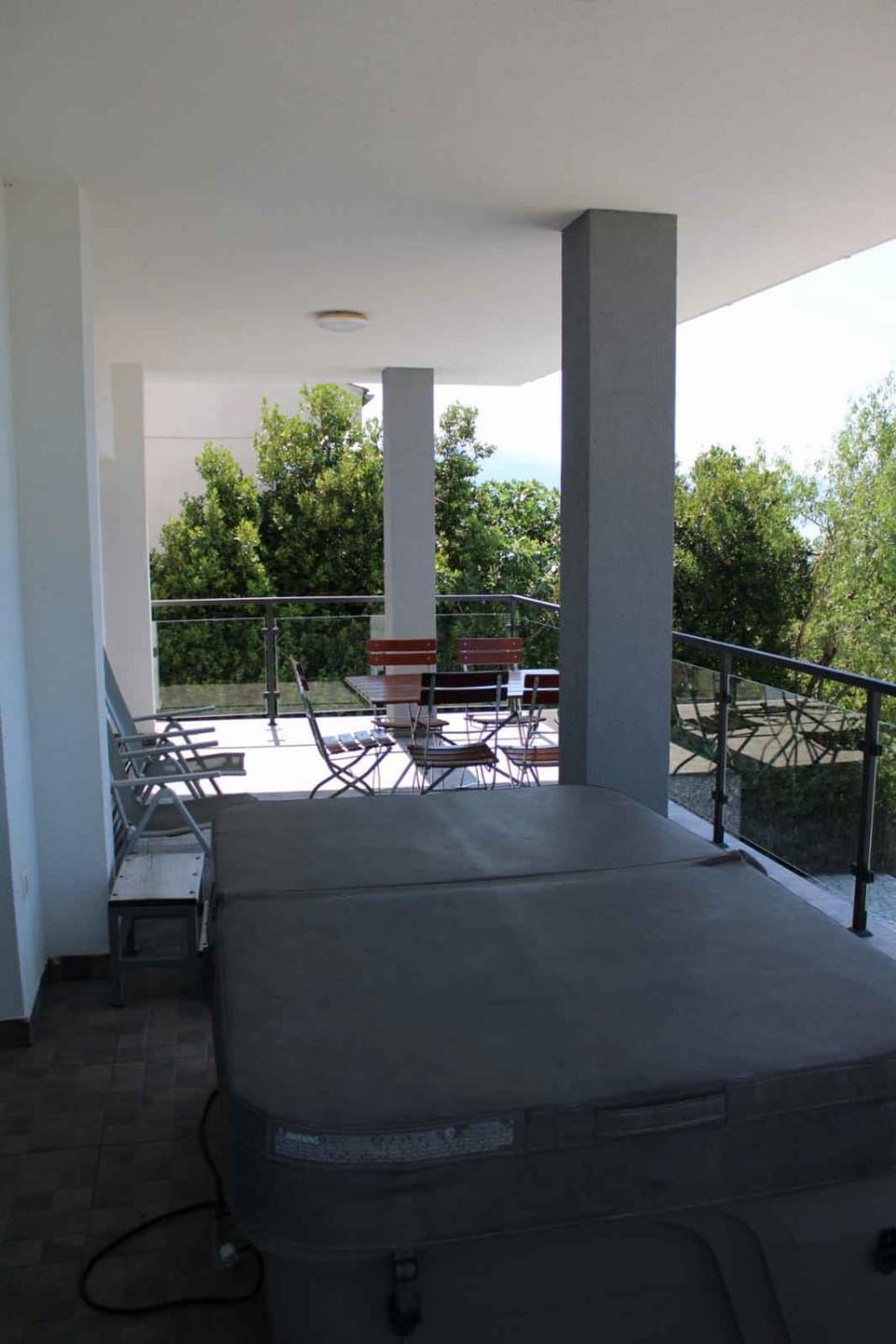 Summer, Hot Tub, Balcony/Terrace
