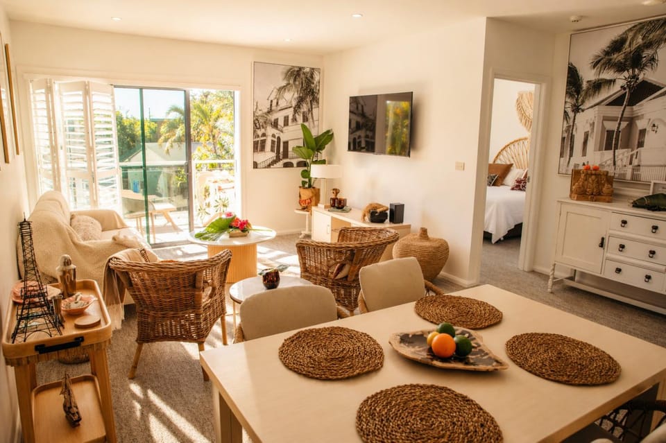 Property building, Living room, Dining area