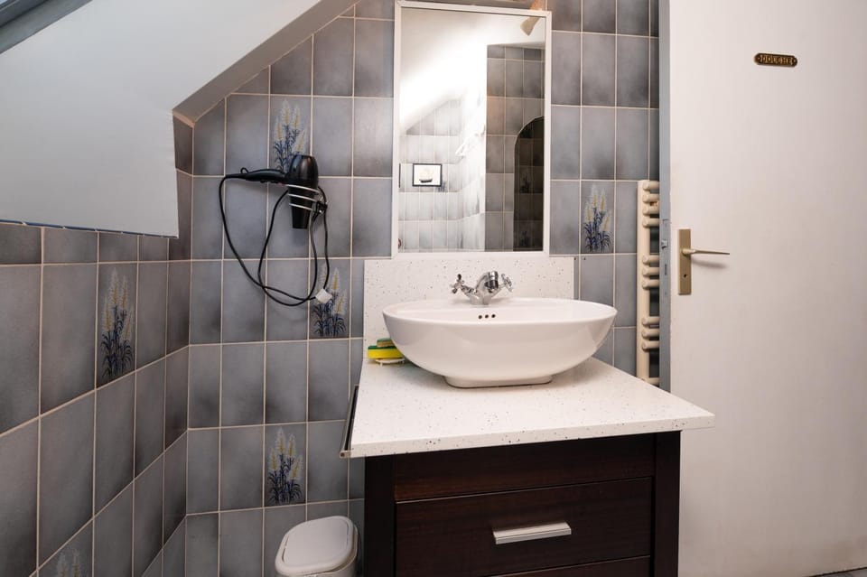 Bathroom, Living room