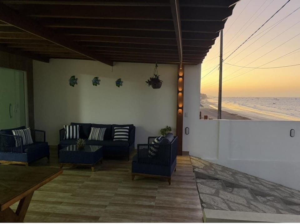 View (from property/room), Balcony/Terrace, Decorative detail, Sunset