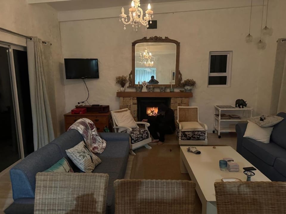 Winter, fireplace
