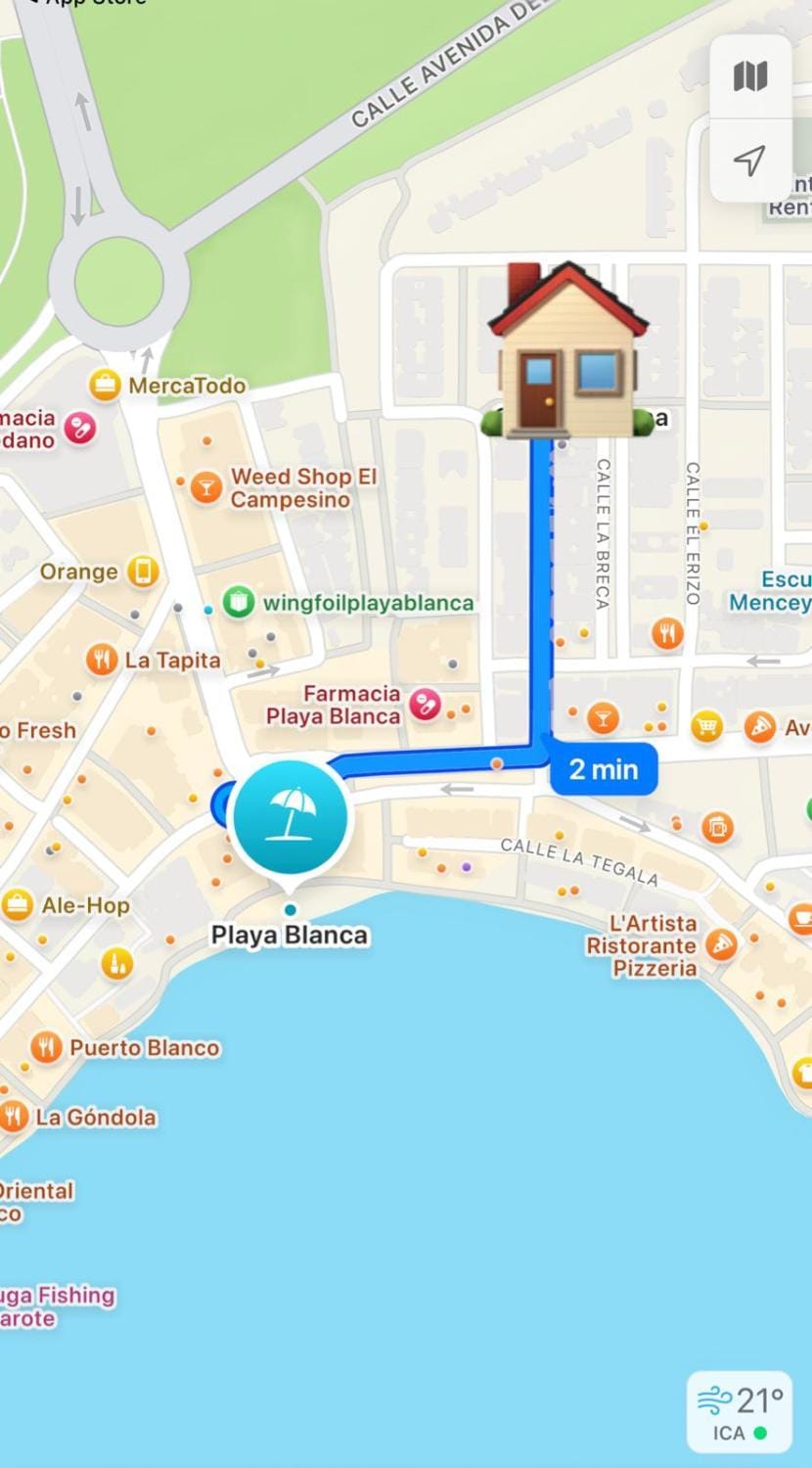 Bright apartment 2 minutes from the beach Apartment in Playa Blanca