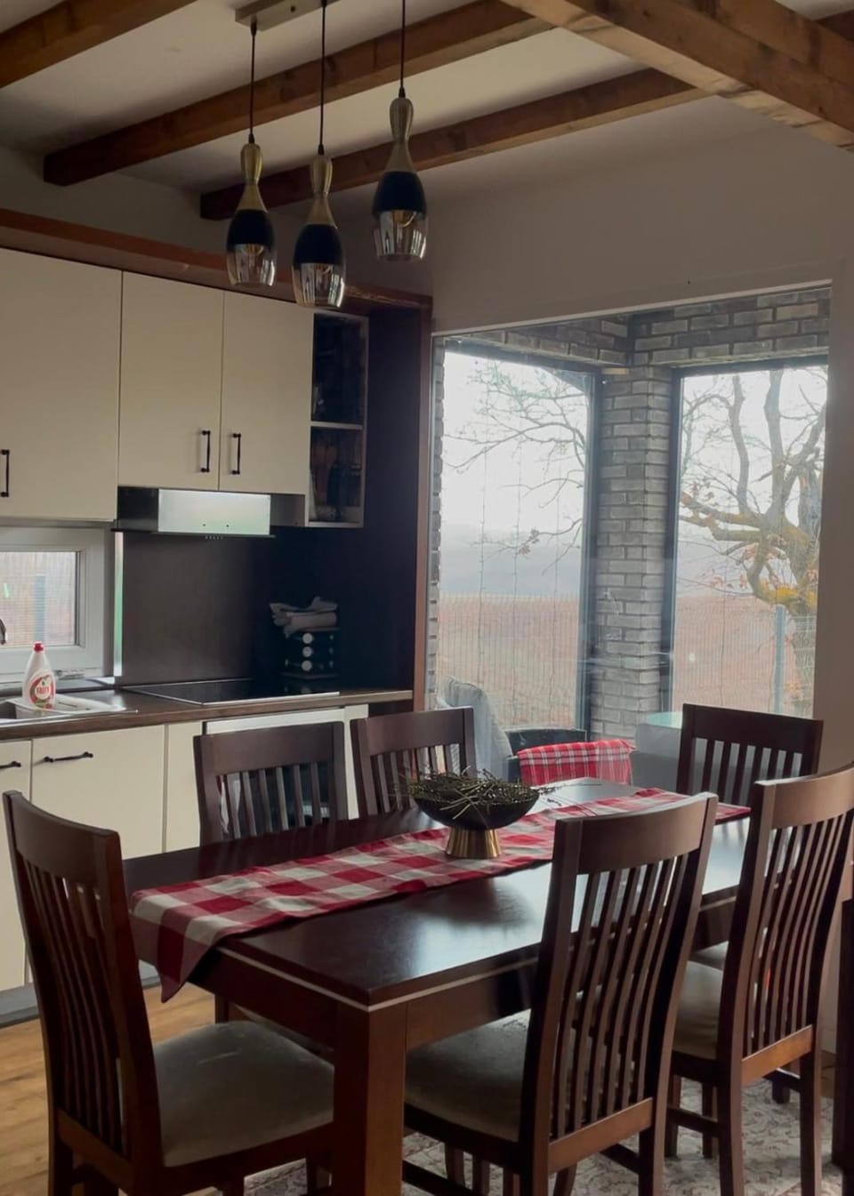Kitchen or kitchenette, Dining area, minibar, pet friendly, stove