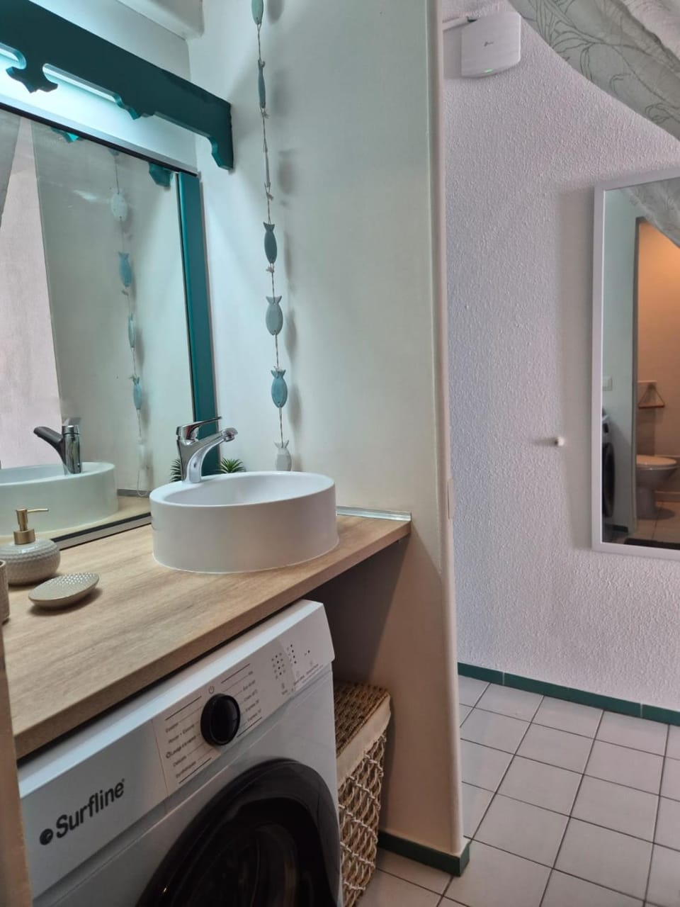 Bathroom, washing machine