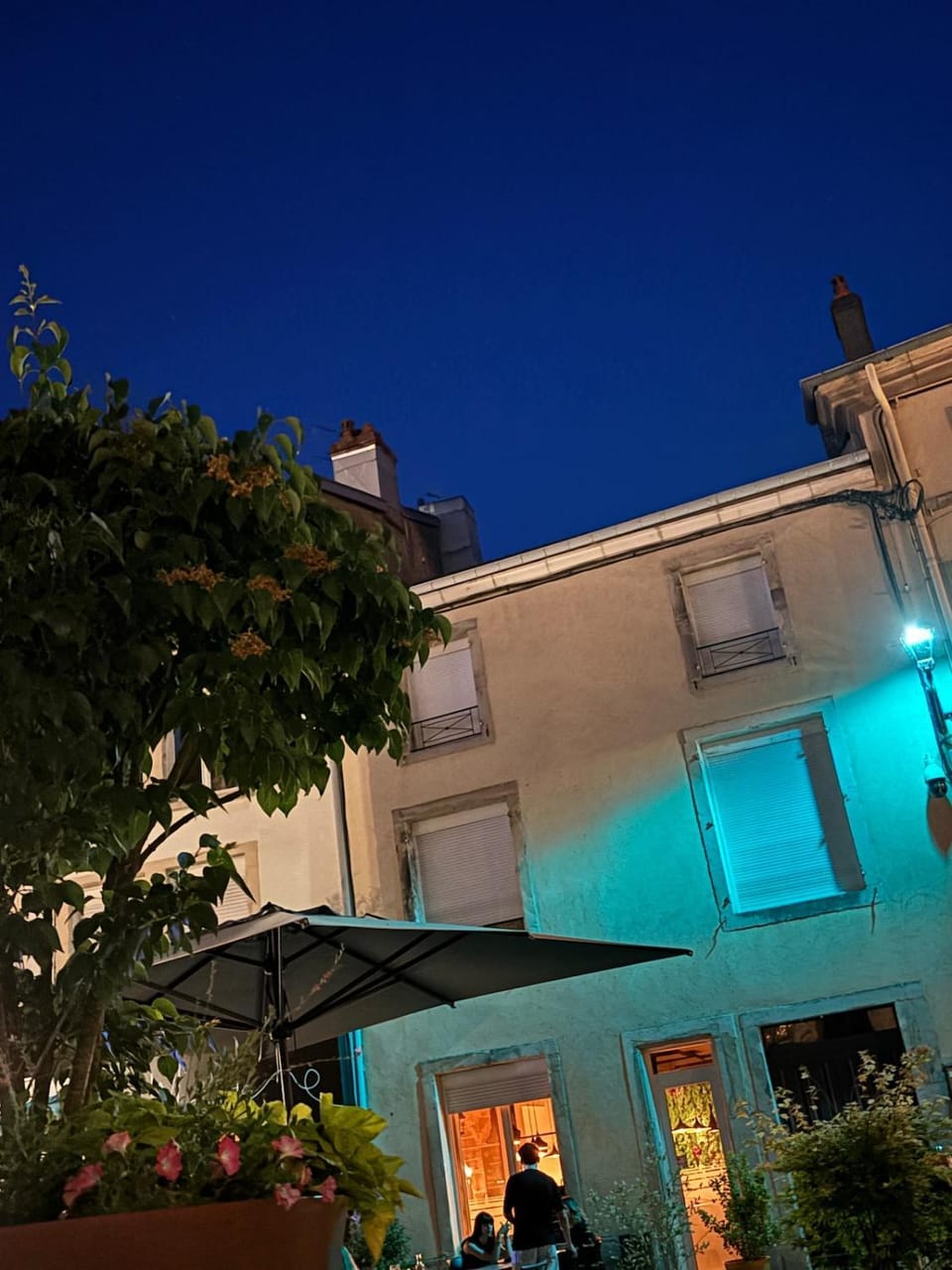 Property building, Night