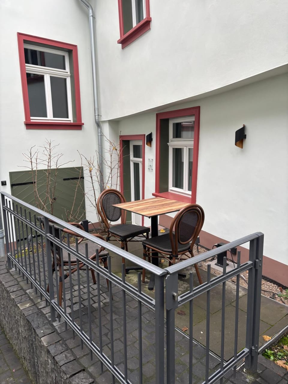 Property building, Patio