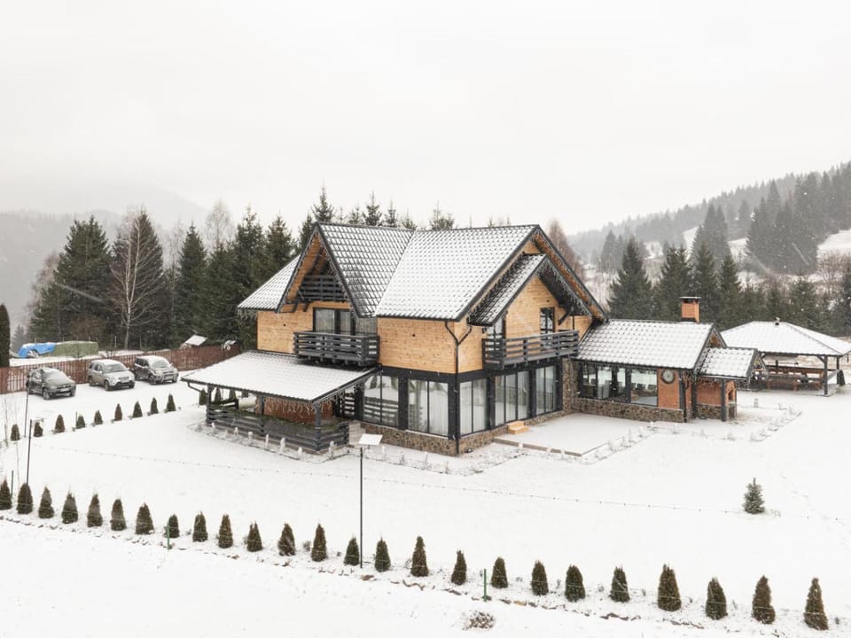 Property building, Day, Natural landscape, Winter