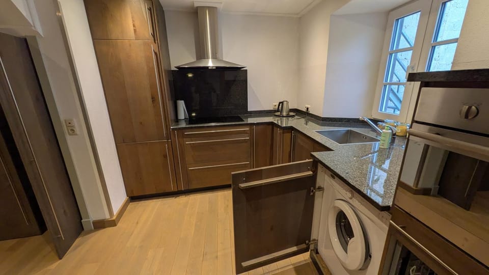 washing machine, kitchen