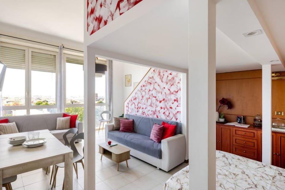 Living room, Seating area, Dining area