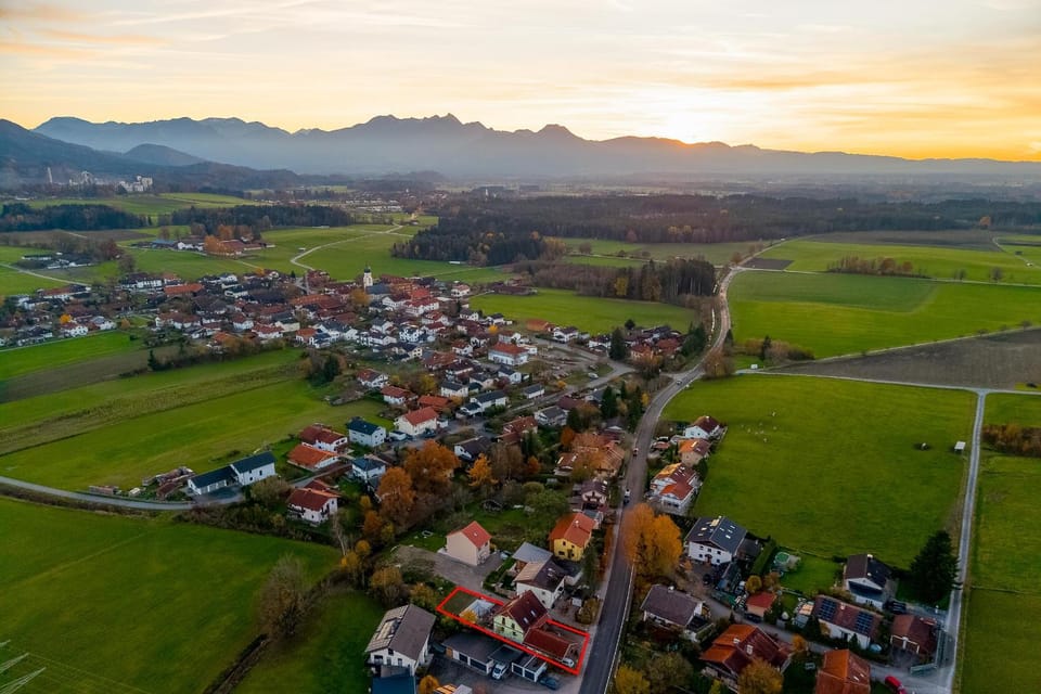 Natural landscape, Bird's eye view, Mountain view