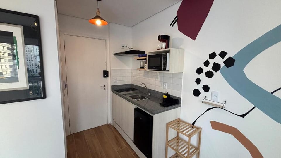 Studio 10 - 50m do Metrô - Piscina na cobertura - Centro SP Apartment in Sao Paulo City