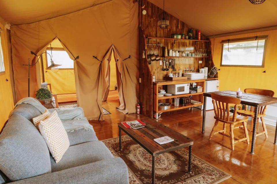 Kitchen or kitchenette, Living room, Dining area