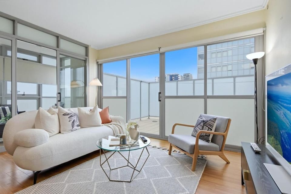 Central Burwood 2BR Apt Steps to Train Station Apartment in Sydney