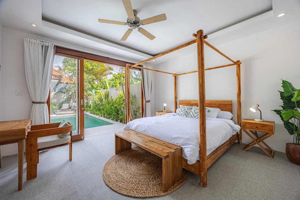 Bedroom, Garden view, room service, air conditioner