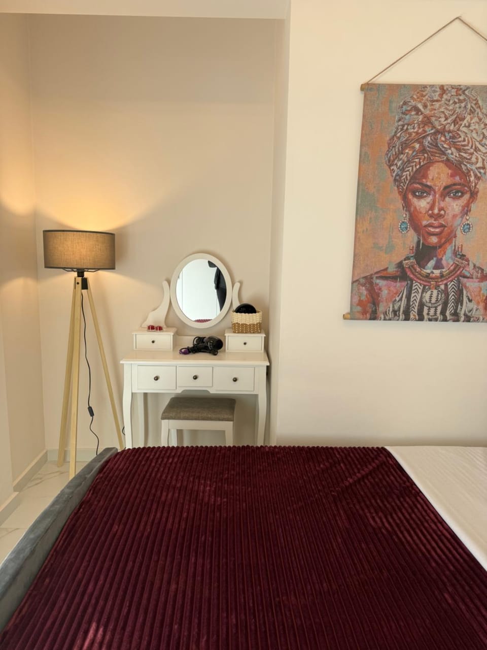 Photo of the whole room, Decorative detail, Bedroom