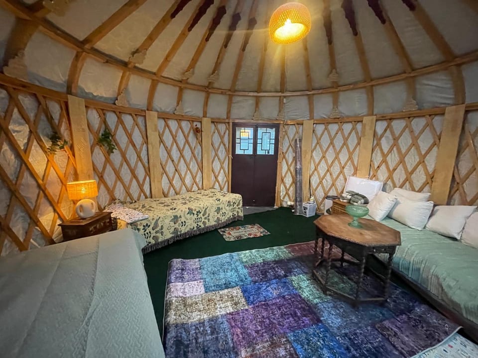 Unique Mongolian Yurt near lake together with guest house House in Västra Götaland County