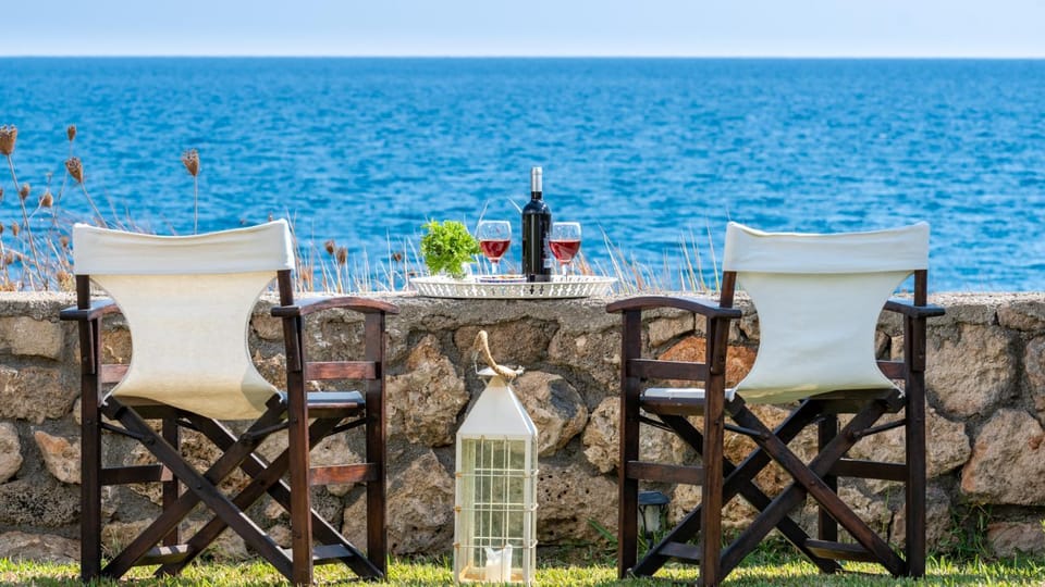 Garden, Sea view